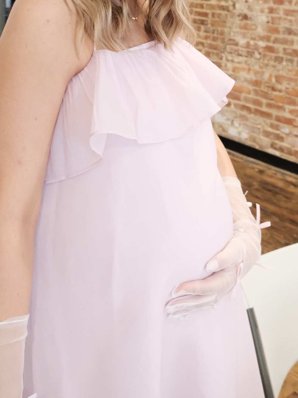Hello Molly Pink Ruffle Maxi Dress - Picture 3 of 3